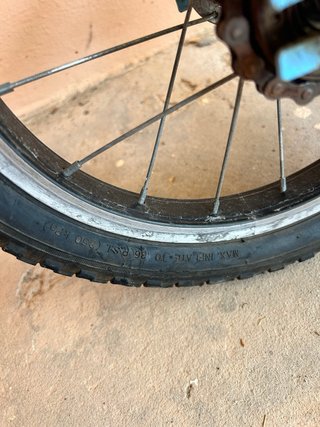 Bicicleta infantil azul
