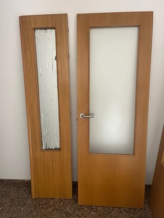 Puertas de interior roble claro 72,5x2,03