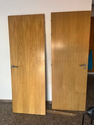 Puertas de interior roble claro 72,5x2,03
