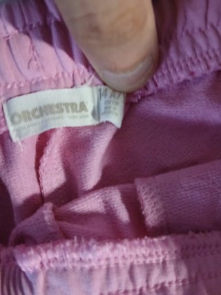 Pantalón corto niña rosa
