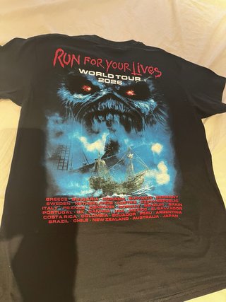 Camiseta Iron Maiden Gira 2026 Nueva