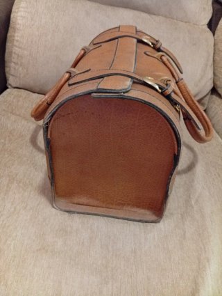 Maleta Vintage Piel Marrón