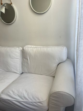 Sofa dos plazas blanco Ikea