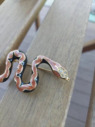 Broche Serpiente Vintage / Agulla de pit