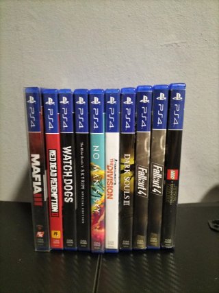 Lote Juegos PS4: Mafia III, Red Dead II, Watch Dog