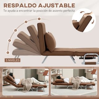 Sillón Cama Individual 2 en 1 Plegable