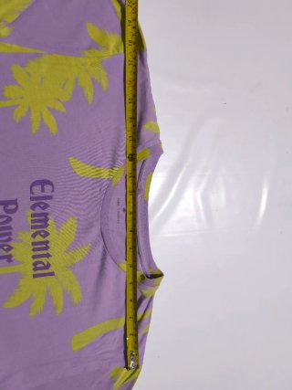 Camiseta Primark Palmeras Morada Talla M