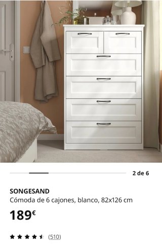 Cómoda Songesand Ikea