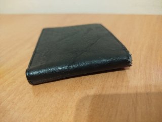 Cartera Billetera Negra con Compartimentos