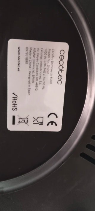 Cecofry Airfryer Negra