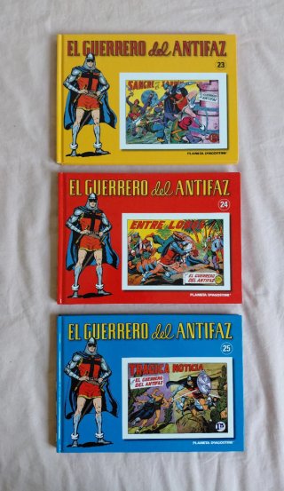 Lote 15 cómics EL GUERRERO DEL ANTIFAZ