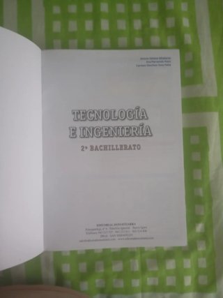 Tecnología e ingeniería II. 2o Bachillerato
