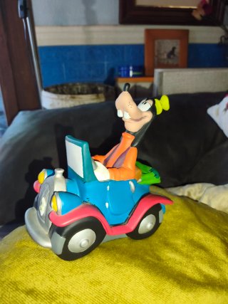 Hucha Goofy Coche Azul