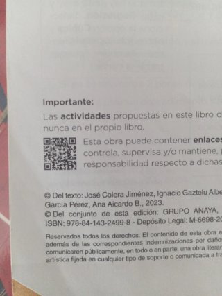 Matemáticas B. 4o de ESO Anaya Operación Mundo