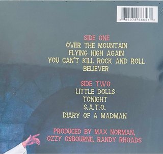 Ozzy Osbourne - Diary Of A Madman | LP Vinilo