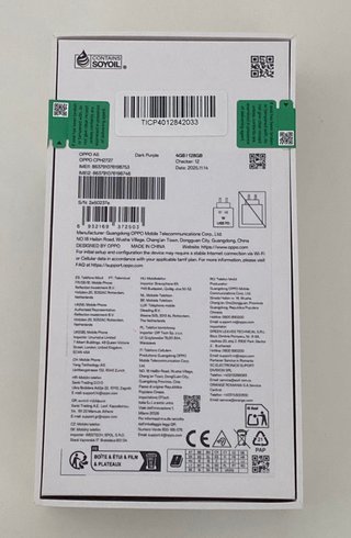 OPPO A5 128GB Morado 4G