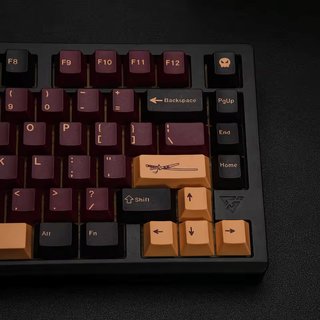 Keycaps Red Samurai Cherry ISO Español