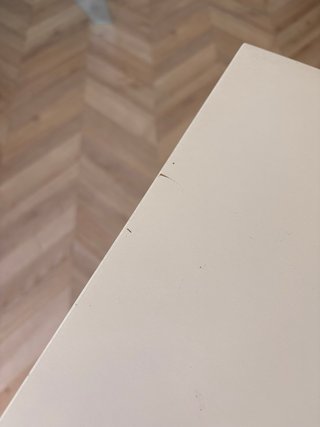 Mesita de noche Ikea Hemnes blanca