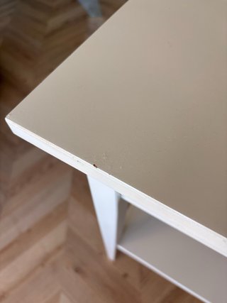 Mesita de noche Ikea Hemnes blanca