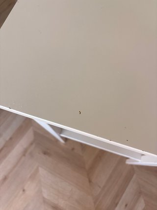 Mesita de noche Ikea Hemnes blanca