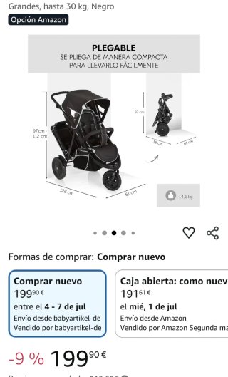 Carrito Doble Hauck Freerider