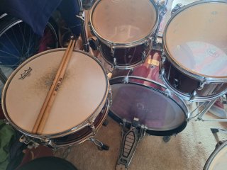 Batería Acústica Pearl Export Roja