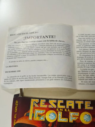Amstrad Rescate en el Golfo Opera Soft Cassette