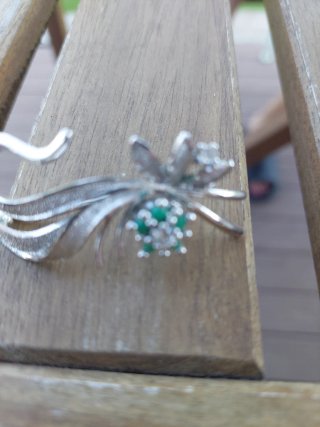 Broche Vintage Flor / Agulla de pit