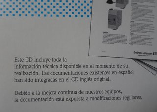 endress+Hauser información técnica manual  2007