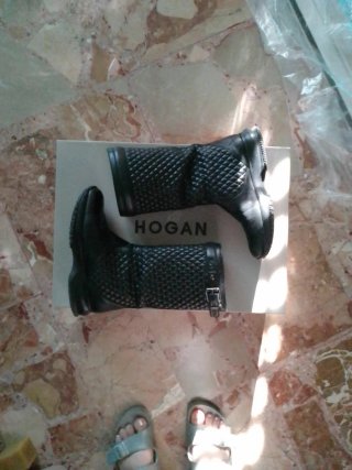 Stivaletti Hogan neri trapuntati