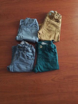 Lote Ropa Bebé 3-6 Meses: 4 Pantalones + Sudadera
