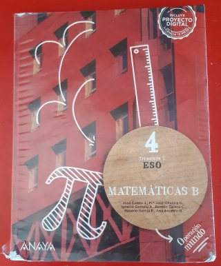 Libros Matemáticas B 4° ESO