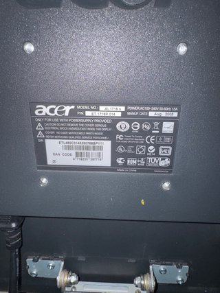Pantalla Acer AL1716