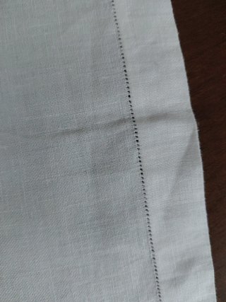 Asciugamano in lino fatto a mano 125x70 cm