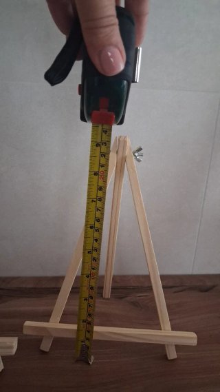 Caballete de mesa para decoración