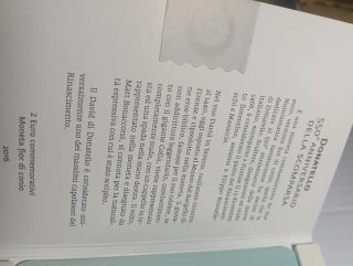 San Marino blíster  de 2€ Conmemorativos 2016