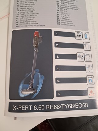 Aspiradora escoba SIN CABLE Rowenta XPert 6.60 RH6