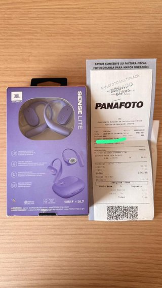 Auriculares JBL Sense Lite Morado Nuevos