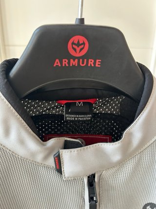Chaqueta Moto Hombre Armure Gris