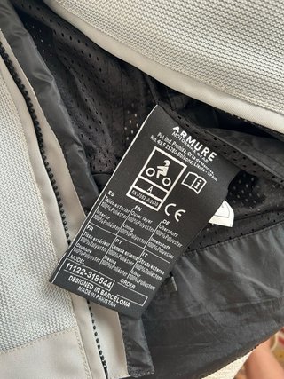 Chaqueta Moto Hombre Armure Gris
