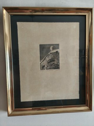 Grabado Original La Pedrera 1980 Edición Limitada
