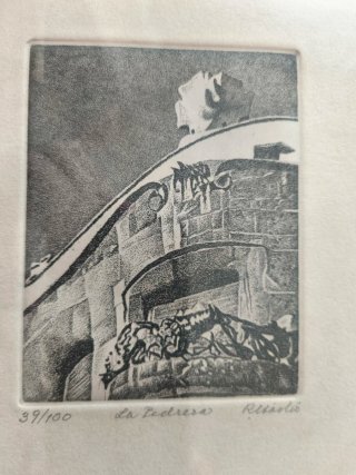 Grabado Original La Pedrera 1980 Edición Limitada