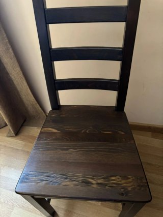 2 Sillas de Comedor de Madera