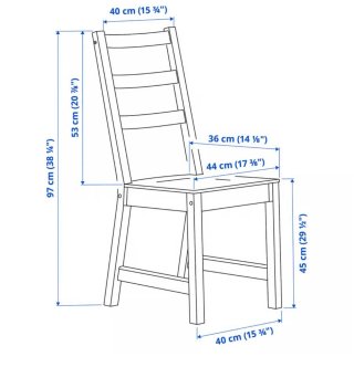 2 Sillas de Comedor de Madera