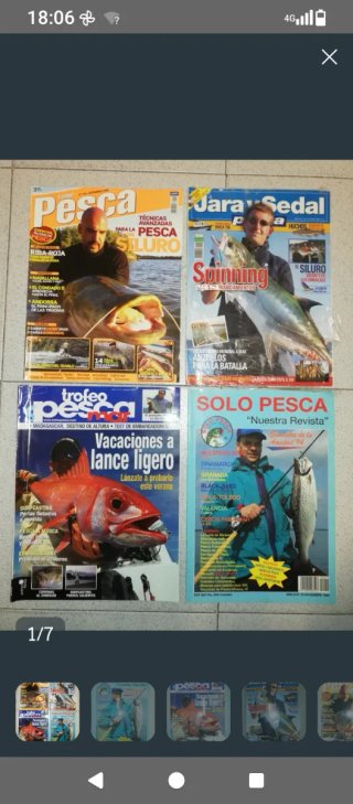 Lote revistas Pesca pack pescador libros