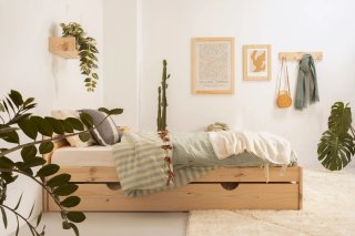 Cama nido de madera + colchón