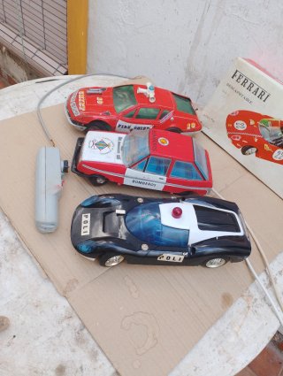 Lote 3 Coches Hoja Lata Teledirigidos