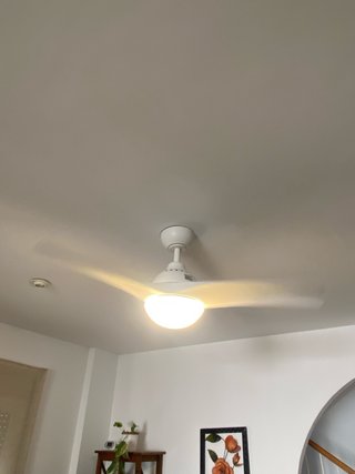 Ventilador de techo moderno blanco