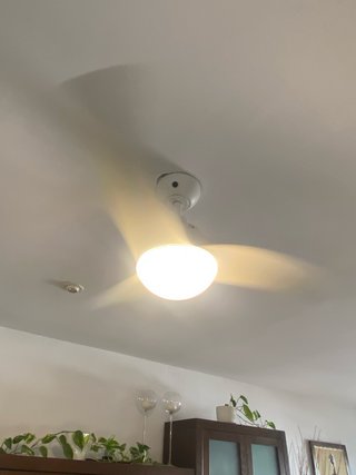 Ventilador de techo moderno blanco