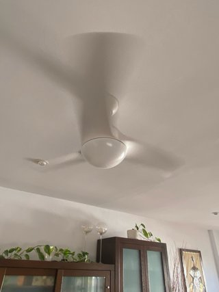Ventilador de techo moderno blanco